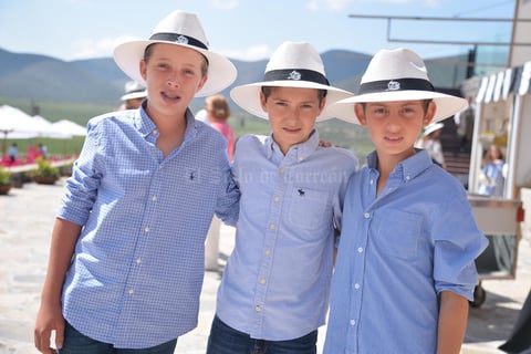 Daniel, Juan Pablo y Abraham