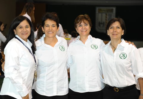 Claudia Muñoz, Ruth Guzmán, Conchis Fernández y Lupita Alba