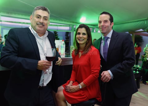 Guillermo García, Laurencia González y Alberto Herrera