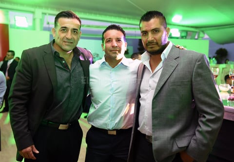 Rolando Guerrero, Jorge Guerrero y Víctor Martínez