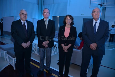 David Sada, Óscar Garza, Teresita Benítez y Augusto Ávalos