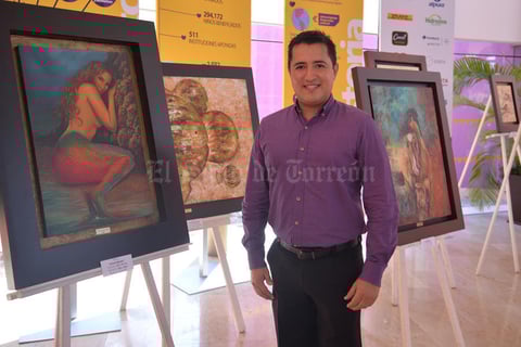 22092017 SEMANA CULTURAL.  Guillermo García Ochoa, artista plástico lagunero.