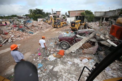 Cuando los habitantes de Jojutla recuerdan el temblor les gana el nervio, pero cuando viene a su mente el momento en que los inmuebles empezaron a caer, no se pueden contener y rompen en llanto.