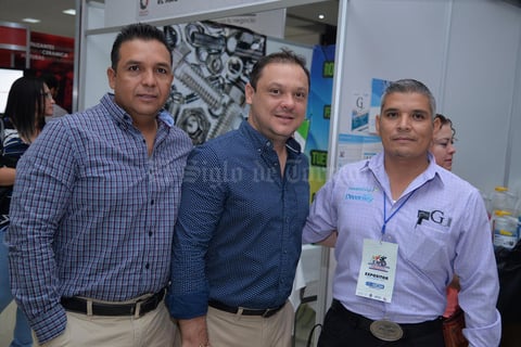 25092017 EN EXPO.  César, Jorge y Antonio.