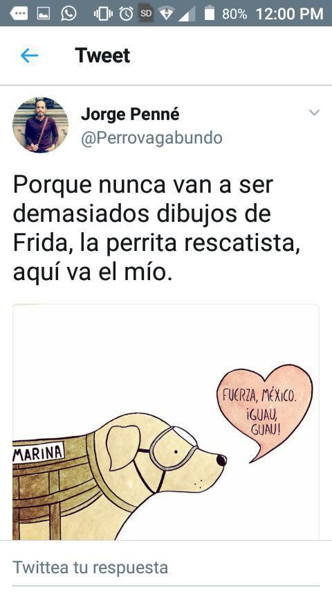 También a través de dibujos compartidos en Twitter, por artistas o fans.