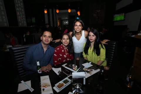 Ismael, Fer, Wendy y Diana.