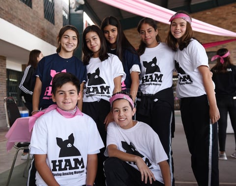 Fernando, Miguel, Anafer, Franco, Renata, Ale, Marysofi y Pamela