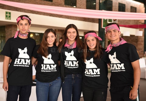 Jesús Treviño, Regina González, Sofía Gutiérrez, Paulina Russek y Alfonso Vargas