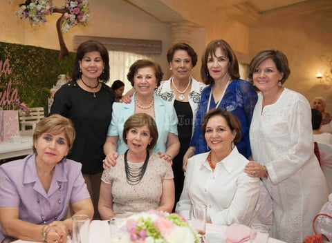 Meda, Lupita, Susy, Angélica, Gaby, Martha, Gaby y Maga