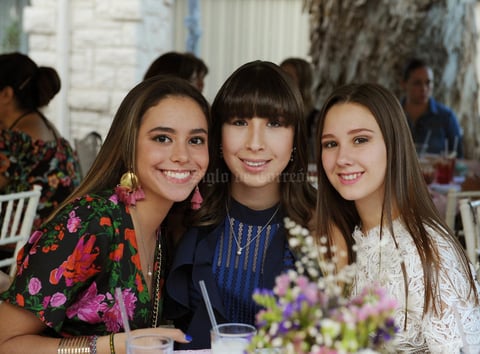Samantha Díaz, Mariana Castillo y Sofía Díaz Flores