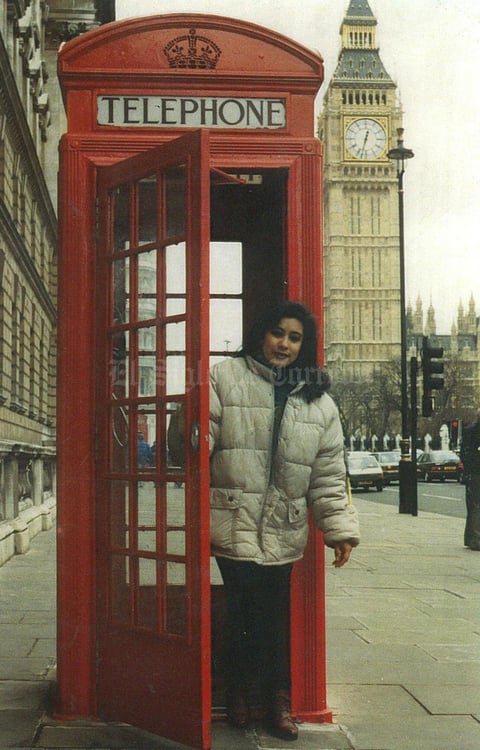 01102017 DE VIAJE.  Ana Ma. Espinoza Tea en Londres, Inglaterra.