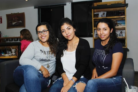 Nereida, Jazmín y Andrea.