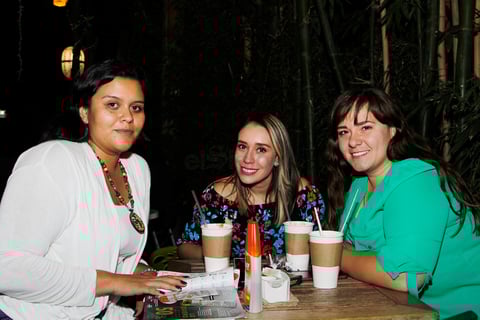 Bárbara, Marcela y Ariadna.
