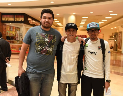 09102017 Francisco Rodríguez, Antonio Rodríguez y Juan Pablo Arrañaga.