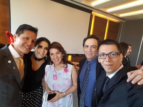 11102017 Los diseñadores Óscar Figueroa, Geraldina Herrera, Leticia Llera, Mario Ángel Ayala y Pineda Damián.