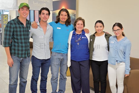 11102017 SEMANA I.  Paco, Erick, Pato, Paty, Elisa y Nidia.
