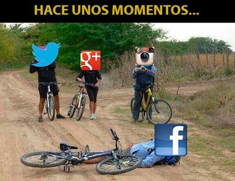 Facebook se cae... ¡pero los memes no!