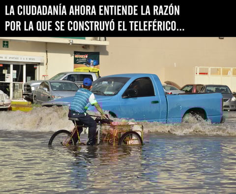 Del caos a las risas por inundaciones en Torreón