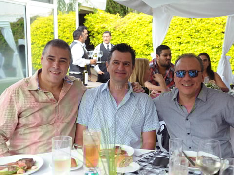 Javier, Alejandro y Edgar
