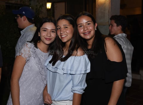 Valeria, Natalia y Marijo