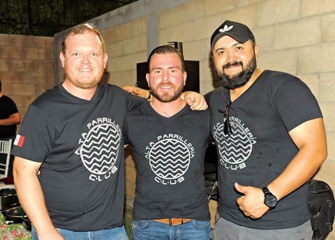 15102017 CURSO DE PARRILLERíA.  Orlando, Javier y Vicente.