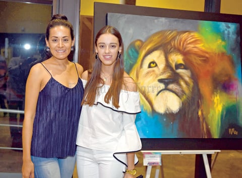 22102017 EXPOSICIóN.  Ana Lydia Martínez y Nelly Monárrez.