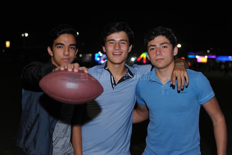 Braulio, Rodrigo y Pablo.
