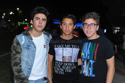 Max, Manolo y Marcelo.