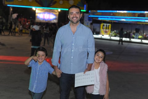 Rafael, Rodrigo y Jimena.