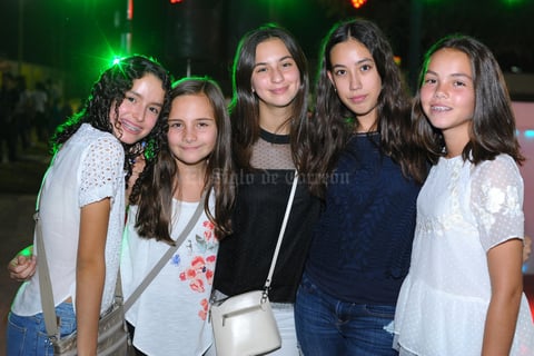 Tamara, Sofia, Paulina, Paulina y Anafer.