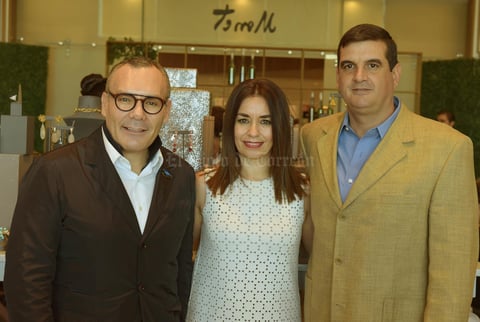 Daniel Espinosa, Anabel y Alfredo Murra.