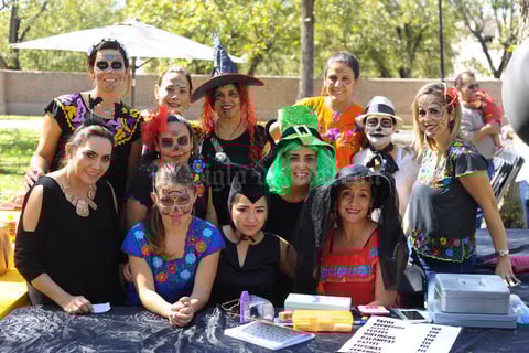 29102017 TRADICIONAL CELEBRACIóN.  Organizadoras del festejo.