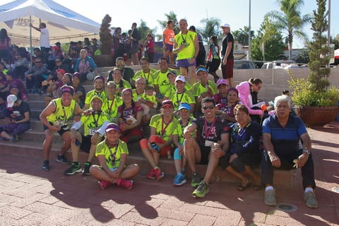 Convivencia familiar y deportiva en carrera Monchys