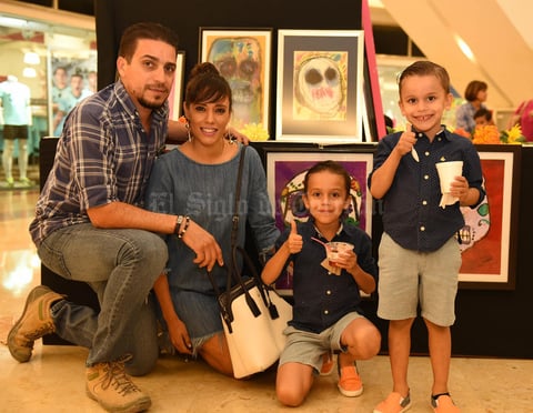 07112017 Sinhué, Emmy, Emilio y Santiago.
