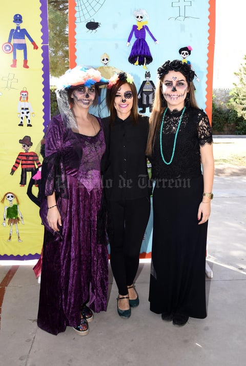 09112017 DíA DE MUERTOS.  Ana Sofía, Lucía y Daniela.