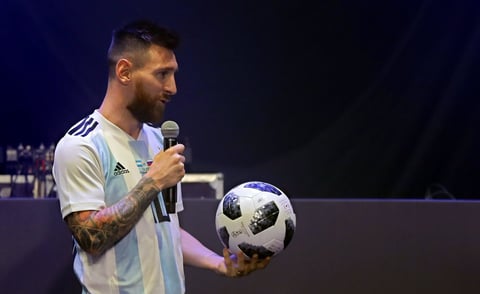 "Me gusta mucho: en nuevo diseño, los colores... Me gusta todo", dijo el argentino, capitán de su selección.