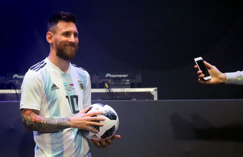 "Me gusta mucho: en nuevo diseño, los colores... Me gusta todo", dijo el argentino, capitán de su selección.