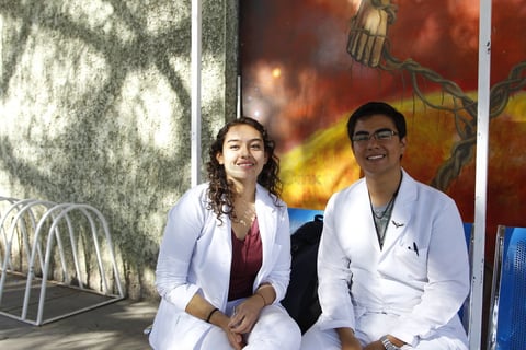 Vanessa Piz y Manuel Villalobos.
