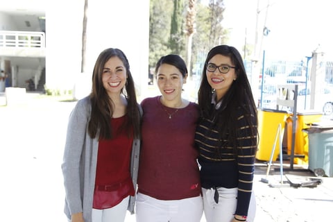 Karla García, Karyme Nájera y Sonia Hernández.