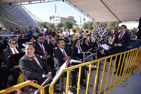 Participó la orquesta municipal.