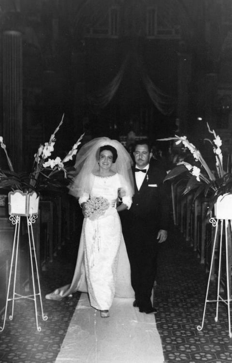 19112017 Ma. Alicia Acosta de GÃ³mez y JosÃ© Luis GÃ³mez Esparza el 5 de agosto de 1973.