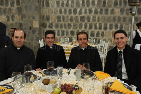 06122017 Padre Luis Felipe Rivero, Padre Sadrac Hernández, Padre José de la Cruz Chávez y Eduardo Pineda.