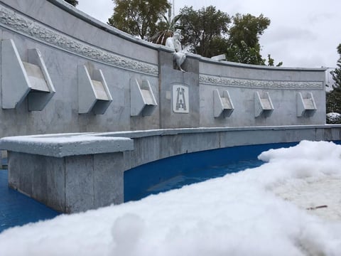 Nevada causa asombro y deleita a laguneros