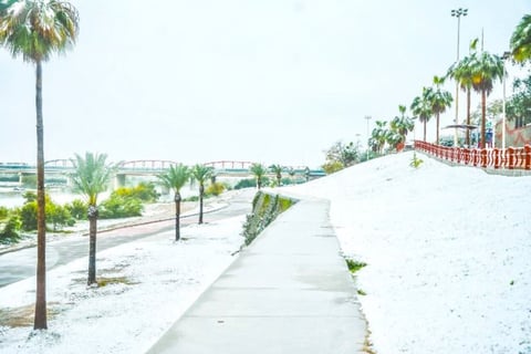 Bellas fotografías quedaron plasmadas en la ciudad de Piedras Negras.