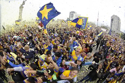 La mitad de Monterrey se paralizó por el desfile.
