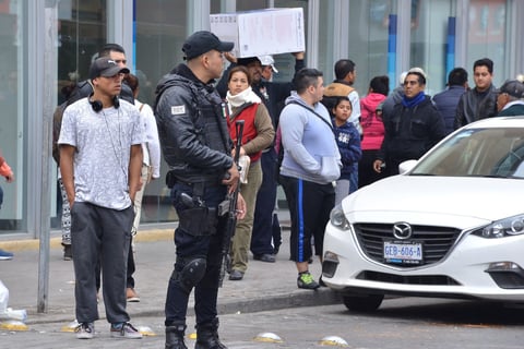 Se realizó un despliegue policiaco.