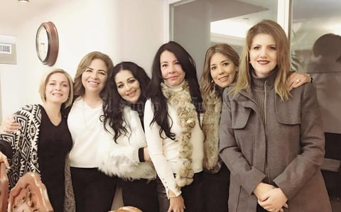 19122017 POSADA ENTRE AMIGAS.  Eloísa, Victoria, Alejandra, Sara, Lily y Suheila.