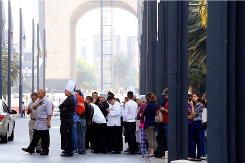 Un invitado no esperado se unió a los festejos navideños en la CDMX.