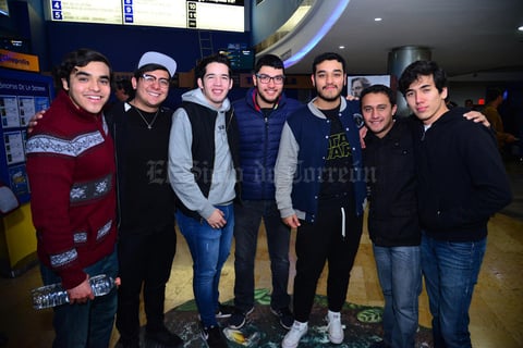 24122017 FANS DE STAR WARS.  Luis, Ricardo, David, Carlos, Abraham, Ángel y Alex.