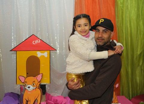 Ana Fer y su papá, Luis Armendáriz Bazaldúa